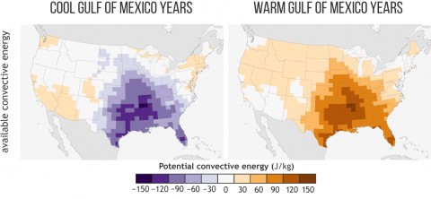 Gulf waters are freakishly warm, that could mean explosive springtime storms - the washington publish to get