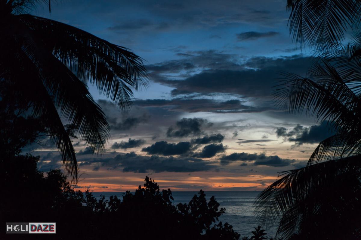 Hibiscus Beach Retreat at the Tip of Borneo is one of the best places to view the sunset in Sabah
