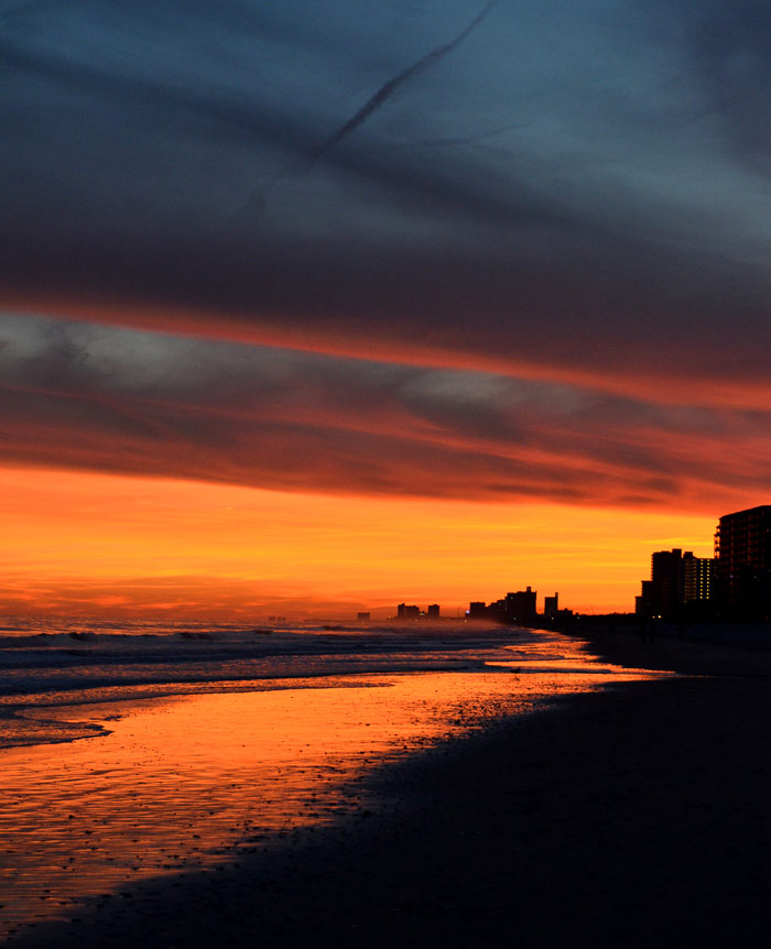Sunset at The Caravelle Resort in Myrtle Beach, SC